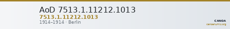 AoD 7513.1.11212.1013 — CANOA
