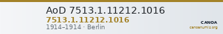 AoD 7513.1.11212.1016 — CANOA