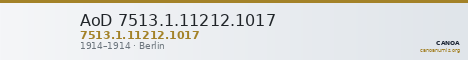 AoD 7513.1.11212.1017 — CANOA