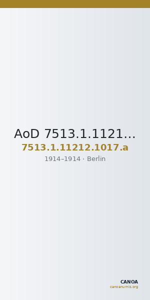 AoD 7513.1.11212.1017.a — CANOA
