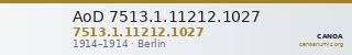 AoD 7513.1.11212.1027 — CANOA