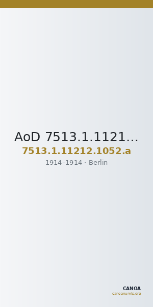 AoD 7513.1.11212.1052.a — CANOA