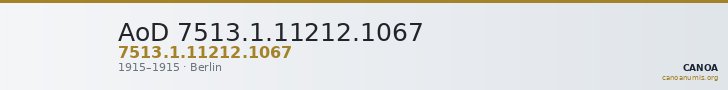 AoD 7513.1.11212.1067 — CANOA