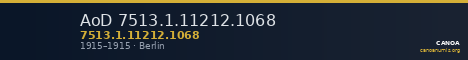 AoD 7513.1.11212.1068 — CANOA