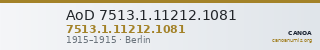 AoD 7513.1.11212.1081 — CANOA