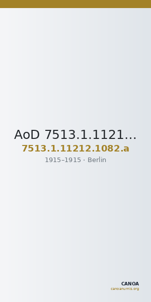 AoD 7513.1.11212.1082.a — CANOA