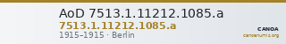 AoD 7513.1.11212.1085.a — CANOA
