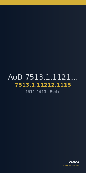 AoD 7513.1.11212.1115 — CANOA