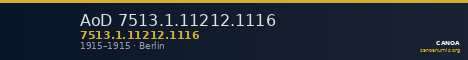 AoD 7513.1.11212.1116 — CANOA