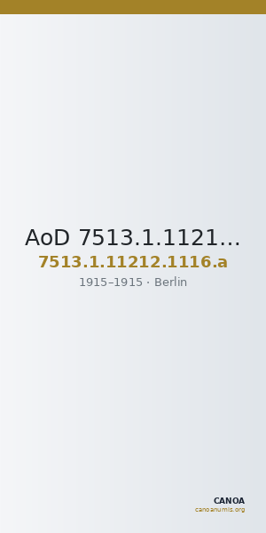 AoD 7513.1.11212.1116.a — CANOA
