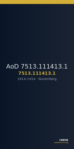 AoD 7513.111413.1 — CANOA