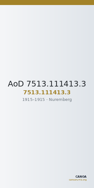 AoD 7513.111413.3 — CANOA