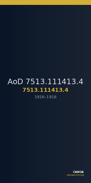 AoD 7513.111413.4 — CANOA