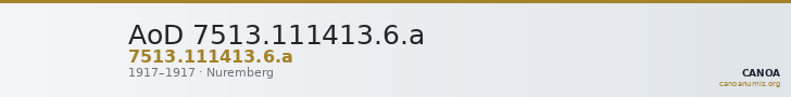 AoD 7513.111413.6.a — CANOA