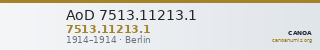 AoD 7513.11213.1 — CANOA
