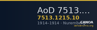 AoD 7513.1215.10 — CANOA