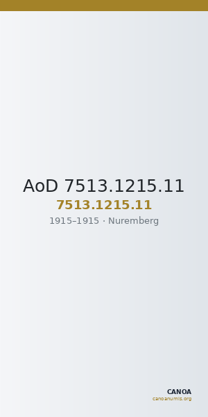AoD 7513.1215.11 — CANOA