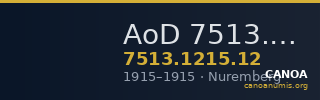 AoD 7513.1215.12 — CANOA