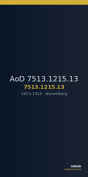 AoD 7513.1215.13 — CANOA