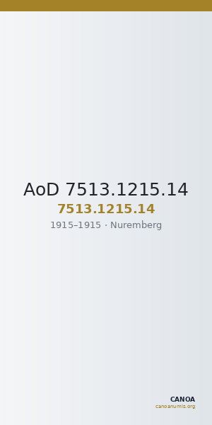 AoD 7513.1215.14 — CANOA