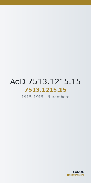 AoD 7513.1215.15 — CANOA