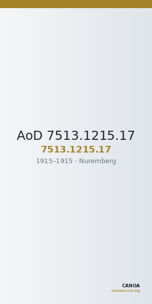 AoD 7513.1215.17 — CANOA
