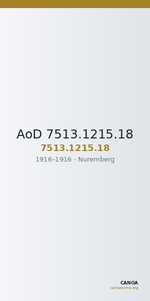 AoD 7513.1215.18 — CANOA