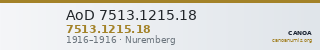 AoD 7513.1215.18 — CANOA