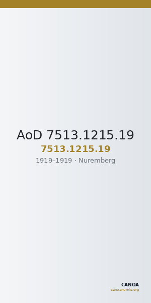AoD 7513.1215.19 — CANOA