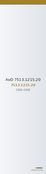 AoD 7513.1215.20 — CANOA