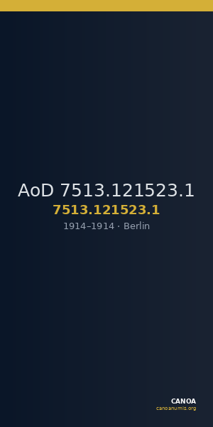 AoD 7513.121523.1 — CANOA