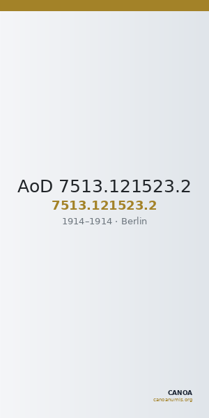AoD 7513.121523.2 — CANOA