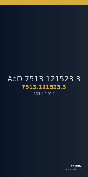 AoD 7513.121523.3 — CANOA