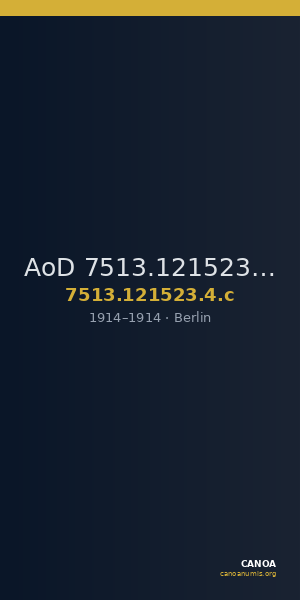 AoD 7513.121523.4.c — CANOA