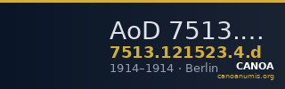 AoD 7513.121523.4.d — CANOA
