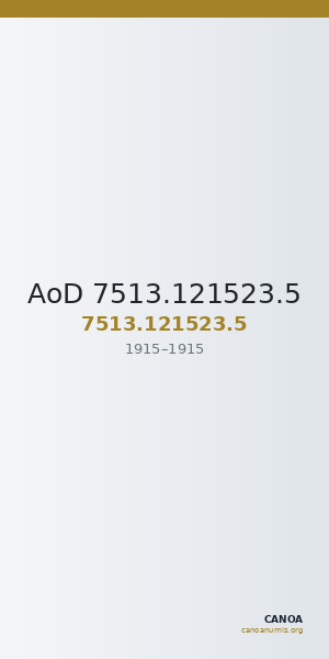 AoD 7513.121523.5 — CANOA