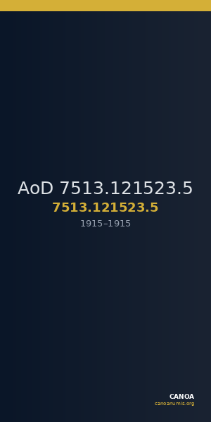 AoD 7513.121523.5 — CANOA