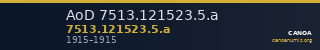 AoD 7513.121523.5.a — CANOA