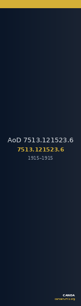 AoD 7513.121523.6 — CANOA