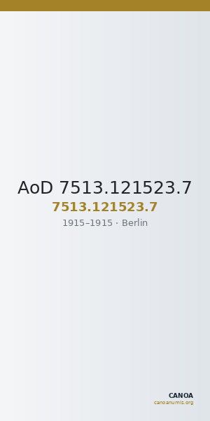 AoD 7513.121523.7 — CANOA