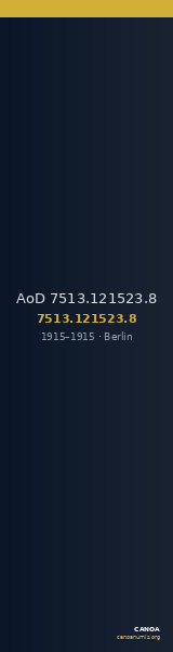 AoD 7513.121523.8 — CANOA
