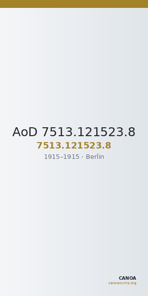 AoD 7513.121523.8 — CANOA