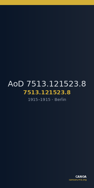 AoD 7513.121523.8 — CANOA