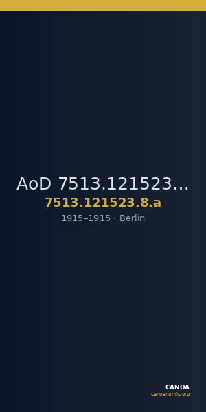 AoD 7513.121523.8.a — CANOA
