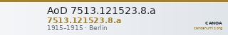 AoD 7513.121523.8.a — CANOA