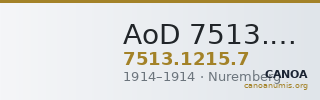 AoD 7513.1215.7 — CANOA