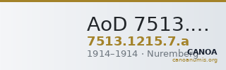 AoD 7513.1215.7.a — CANOA