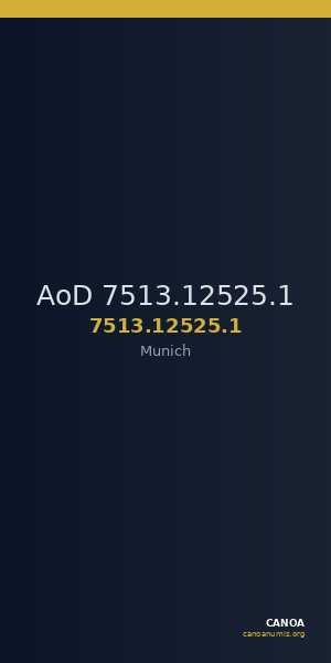 AoD 7513.12525.1 — CANOA