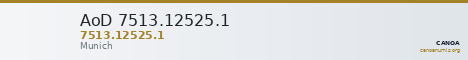 AoD 7513.12525.1 — CANOA