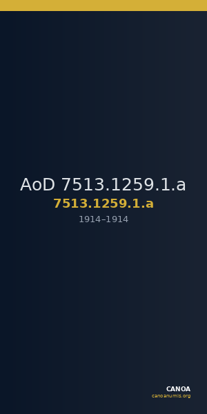 AoD 7513.1259.1.a — CANOA